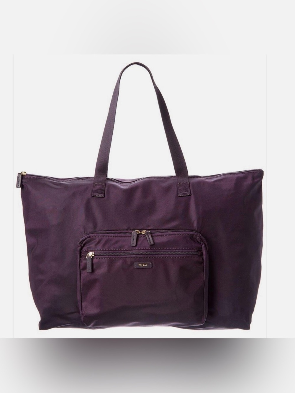 NEW TUMI Voyageur JUST IN CASE Packable 21.5” Tote Bag - BLACKBERRY PURPLE
